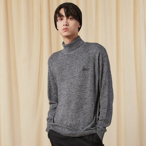 New Brand Turtleneck Sweater Men 2019 Winter Fashion Long Sleeve Knitted Men Cotton Sweater High Quality Clothes