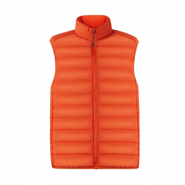 Winter Men Down Vest Fashion Male Sleeveless Vest Jacket Warm Down Jacket Casual Men Sleeveless Jackets