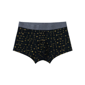 Metersbonwe Boxer Teenagers Male Underwear Men Cotton Underpants Male Panties Underwear Comfortable Boxer Homewear Print Cuecas