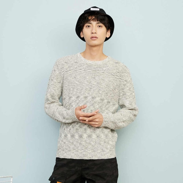 New Winter Men Fashion Long Sleeve Knitted Men Cotton Sweater High Quality Clothes