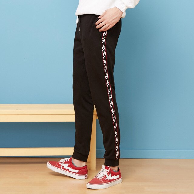 Men Sports Pants New Autumn Casual Little Trousers Fashion Jogging Pants Male Hip-hop sports pants tide