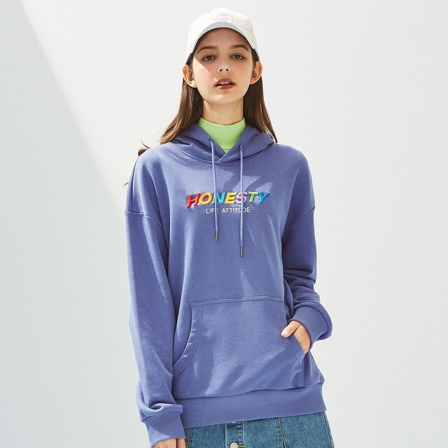 Hoodies For Couples Men Women Streetwear Casual Hoodies 2020 New women Oversize Colorful embroidery print Tops