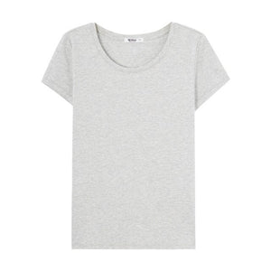 Girls Sports T-shirt for Women Female Solid Short-Sleeved Simple Design Summer New Arrival Minimalism Turtleneck Top