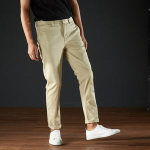 Spring New Men Casual Pants Autumn Casual Trousers Straight Fashion Jogging Pants Male Brand Trousers High Quality