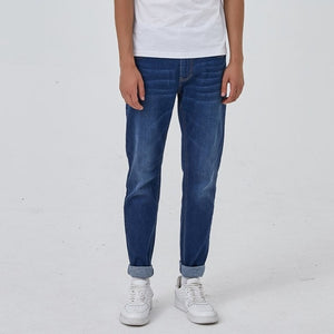 Men Jeans Skinny Streetwear Light Blue Pants Slim Trousers Youth New Casual Trend Slim Jeans Mens