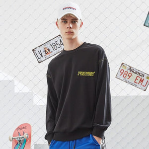 New Spring Sweatshirt Men High Quality Loose Letter Printing Sweatshirt Fashion Men's Hip hop O-neck pullover