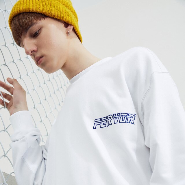 New Spring Sweatshirt Men High Quality Loose Letter Printing Sweatshirt Fashion Men's Hip hop O-neck pullover