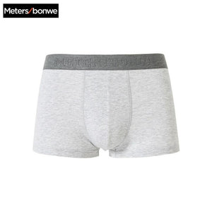 Metersbonwe Boxer Mens Underwear Men Modal Underpants Male Pure Panties Underwear Comfortable Boxer Homewear Solid Color Cuecas