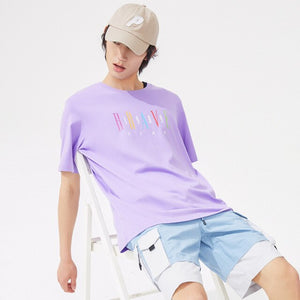 Men Cotton T-shirt 2020 New Summer Short Sleeve T-Shirt Alphabet printing O-Neck Men trend Leisure Loose Tops 631585