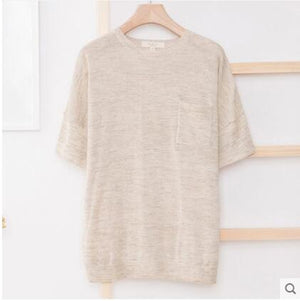 Men's T-shirt for Men Knitwear Men 2019 Summer New Style Youth Trendy Short Sleeve Sweater Shirt футболка мужская