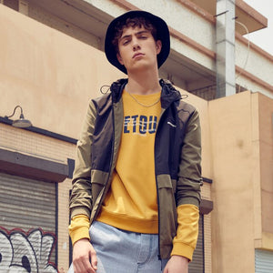 Spring New Men's Casual Jackets Male Fashion Sport Jacket Stand collar Spliced  Baseball Jacket Street Tops