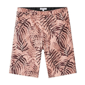 Men's Summer Casual Short Pants Cotton Fashion Coconut Tree Printing Loose Shorts Breathable Casual Pants