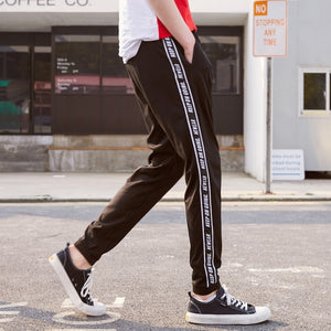 New Men Classic blue Sports Pants Spring Autumn Casual Fashion Beam feet Jogging Pants Male trend wild Sweatpants