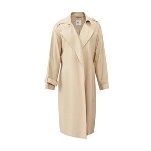 Brand women's Trench Coat Long knee-length Autumn Winter OL Wear New Casual Fashion coat Office Lady Trench