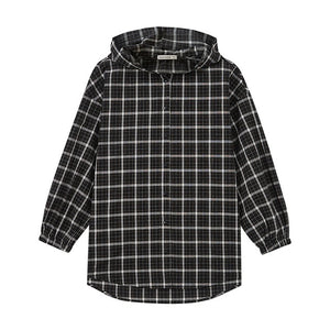 hooded Shirt Women'S Clothing Blouse 2020 New Spring Summer Trend personality Student Clothing Loose plaid shirt