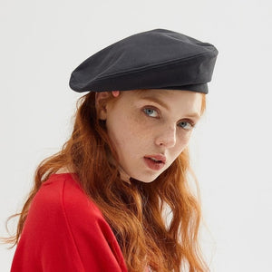 Metersbonwe 2020 Spring New Fashion Beret Hat Women British Style Beret Hat Lady Solid Color Slouchy Hats