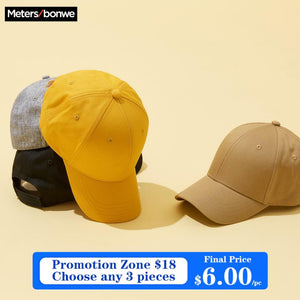 Metersbonwe Baseball 2020 New Spring Couples Cap Male Female Cap Personality Trend Letter Printing Hip Pop Caps Streetwear Cap