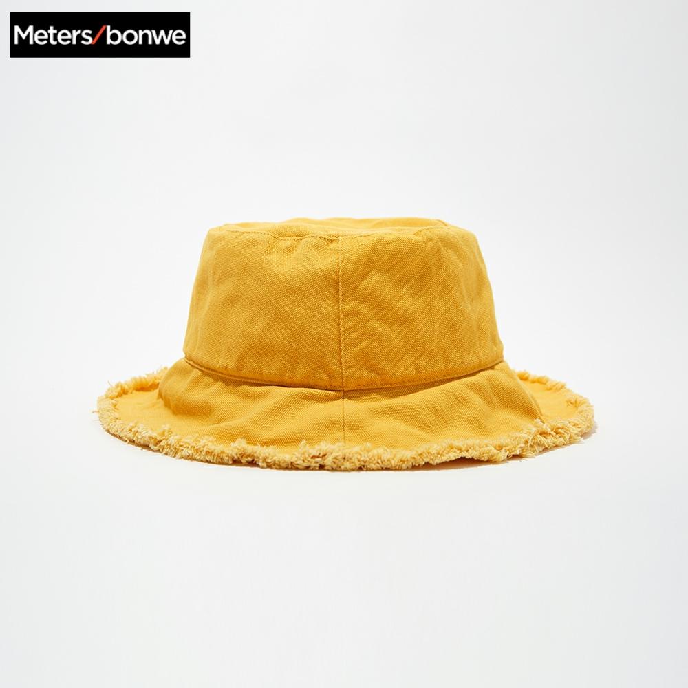 Metersbonwe 2020 Spring New Foldable Bucket Hat Women Outdoor Sunscreen Fashion cute casual shade student fisherman hat women