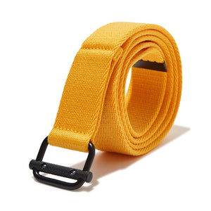 Metersbonwe Canvas Solid color belt men 2020 Spring new belt Korean casual Handsome Tooling wind men College belt