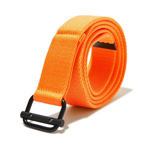 Metersbonwe Canvas Solid color belt men 2020 Spring new belt Korean casual Handsome Tooling wind men College belt