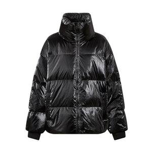 New Down Jacket Women Winter Portability Warm 80% White Duck Down Cool girl Coat Colorful Punk Winter Down coat