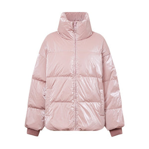 New Down Jacket Women Winter Portability Warm 80% White Duck Down Cool girl Coat Colorful Punk Winter Down coat