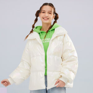 New Down Jacket Women Winter Portability Warm 80% White Duck Down Cool girl Coat Colorful Punk Winter Down coat