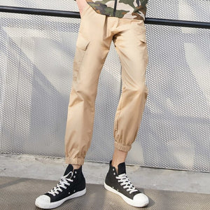 New Men Sports Pants Spring Autumn Casual Little Trousers Fashion Beam feet Jogging Pants Male Overalls