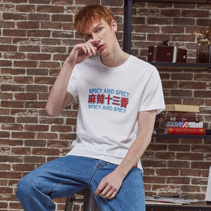 Men Cotton T-shirt 2020 New Summer  T-Shirt Short Sleeve personality Printing O-Neck Men trend Leisure Tops T-shirt