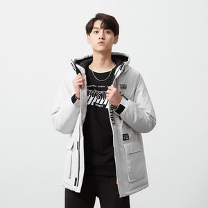 New Winter Parkas Jacket fashion trend Casual thickened warm cotton-padded clothes Slim baseball coats