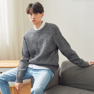 Brand Knitted Sweater Men 2020 Spring Autumn Fashion Long Sleeve Knitted Men Sweater High Quality Clothes 661808