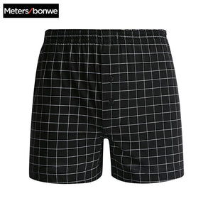 Metersbonwe Men's Underwear Spring New Comfortable Plaid Loose Shorts Men's Boxer Pants Arrow pants Boxer Underpants