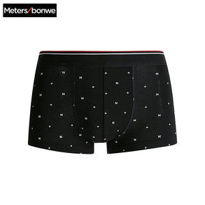 Metersbonwe Boxer Teenagers Male Underwear Men Cotton Underpants Male Panties Underwear Comfortable Homewear Fun print panties