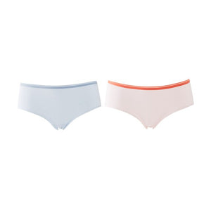 Metersbonwe Cotton Panty 2Pcs/lot Solid Women's Panties Comfort Underwear Skin-friendly Briefs For Women Low-Rise Panty Intimate