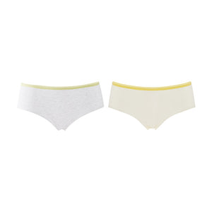 Metersbonwe Cotton Panty 2Pcs/lot Solid Women's Panties Comfort Underwear Skin-friendly Briefs For Women Low-Rise Panty Intimate