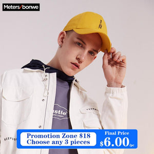 Metersbonwe Baseball Couples Cap Male Female Cap Personality Trend Letter Printing Hip Pop Caps Streetwear Cap