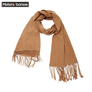 Metersbonwe Men Scarf British Style Solid Scarf Winter  Warm Fashion Classical for Men Scarves