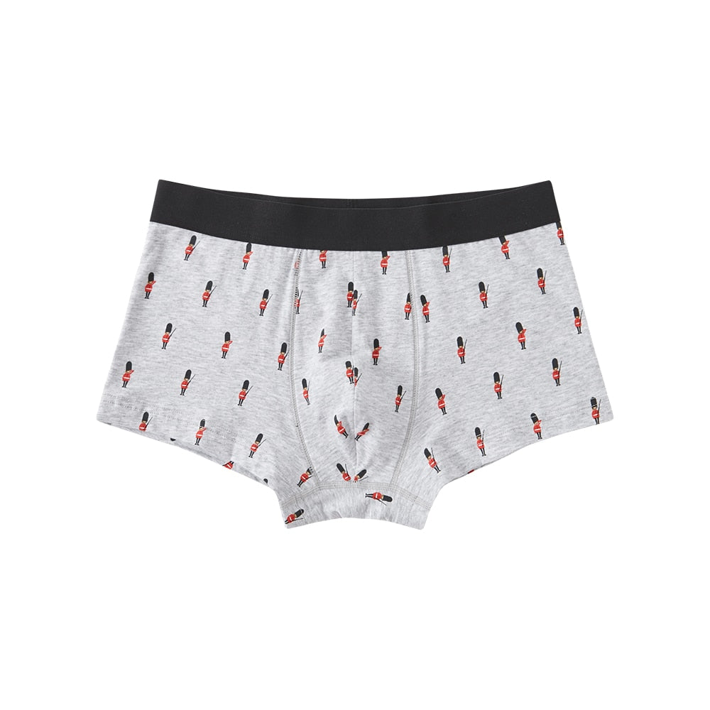 Metersbonwe Boxer Teenagers Male Underwear Men Cotton Underpants Male Panties Underwear Comfortable Boxer Homewear 265364